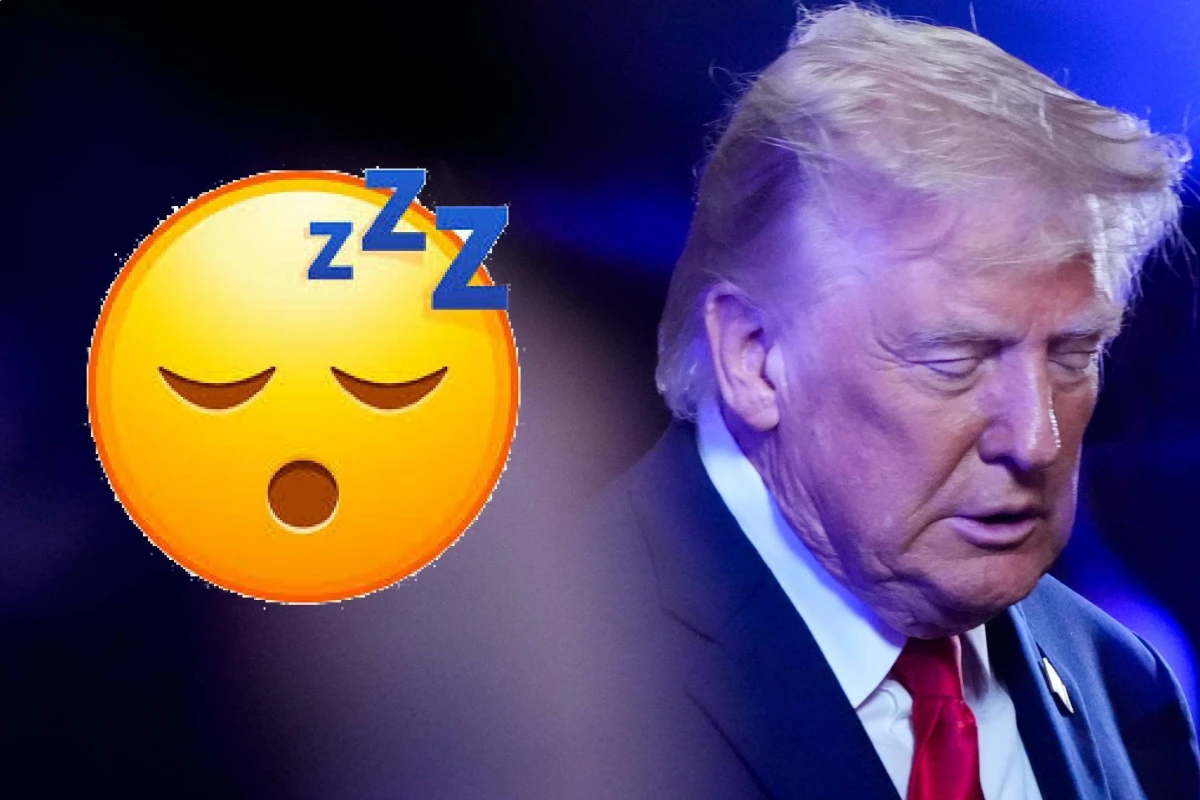 El video viral con Donald Trump dormido... en plenas Finales de NBA