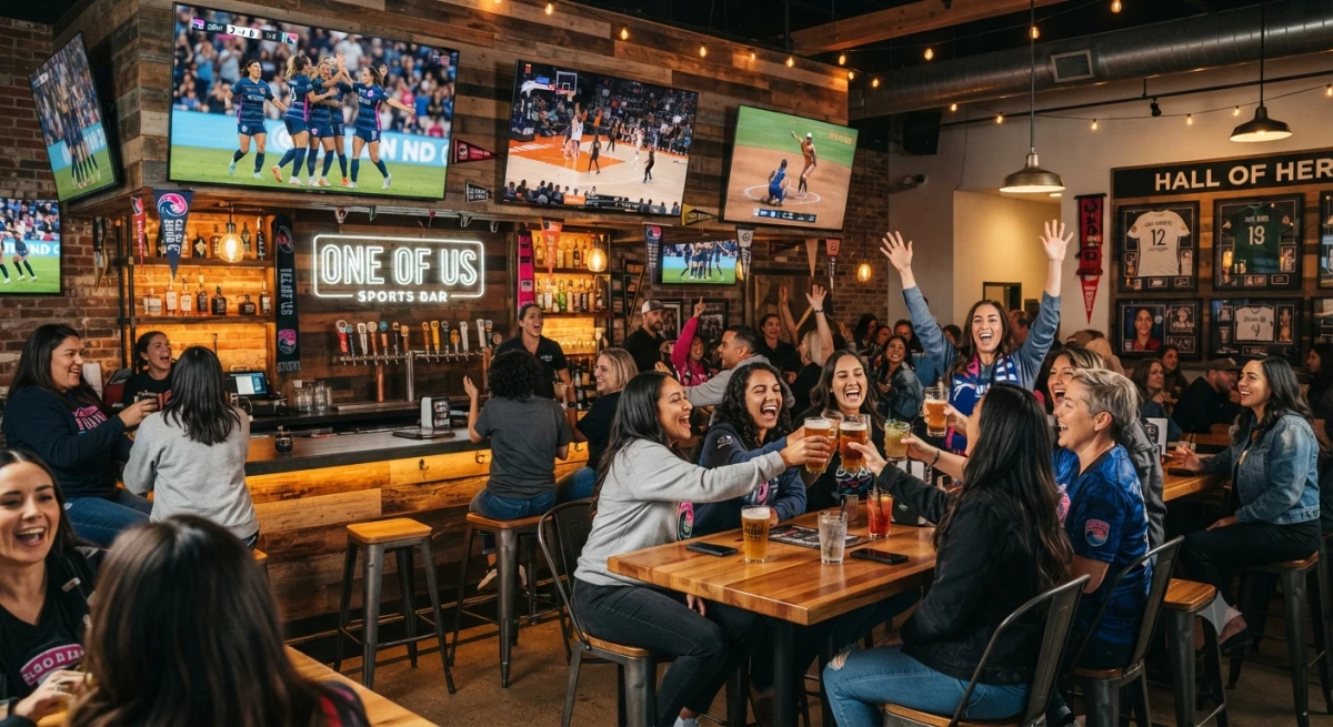 "One of Us": El primer bar de deportes femeninos llega a North Park