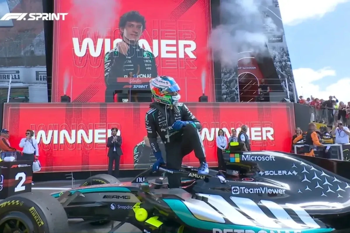 Antonelli deja con la miel en los labios a Hamilton en la carrera al sprint