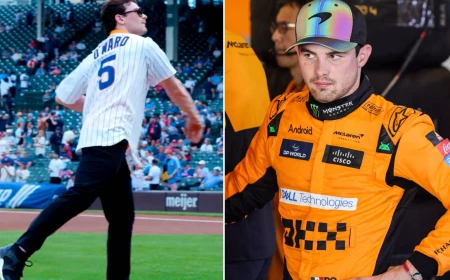 Pato O'Ward cambia el volante para lanzar pelotas en MLB
