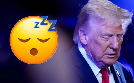El video viral con Donald Trump dormido... en plenas Finales de NBA