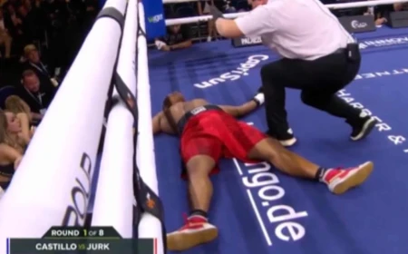 ¿El KO más rápido de la historia? El brutal puñetazo que acabó con Edwin Castillo a los 4 segundos de combate