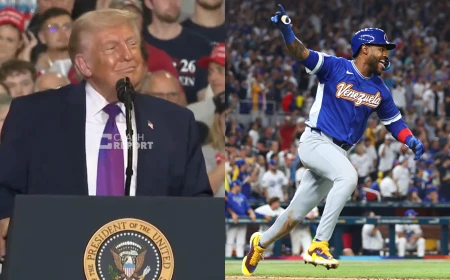 Trump sugiere convertir a Venezuela en el Estado 51 de EEUU; viral reacción al Clásico Mundial de Béisbol