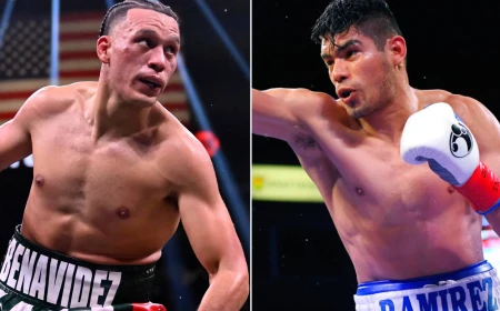 David Benavidez vence con facilidad al 'Zurdo' Ramírez e ignora al Canelo Álvarez para su siguiente pelea