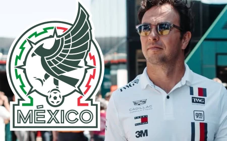 Checo Pérez manda claro mensaje y provoca a fans ingleses previo al México - Inglaterra