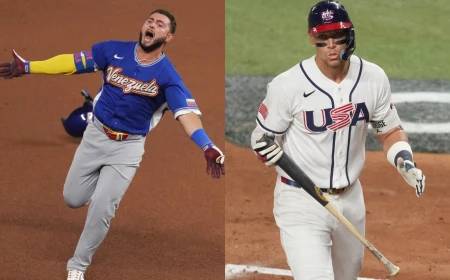 Resumen Venezuela vs Estados Unidos: Primer Clásico Mundial de Béisbol vinotinto y Trump sufre
