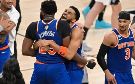 New York Knicks ganan el campeonato de la NBA por primera vez desde 1973