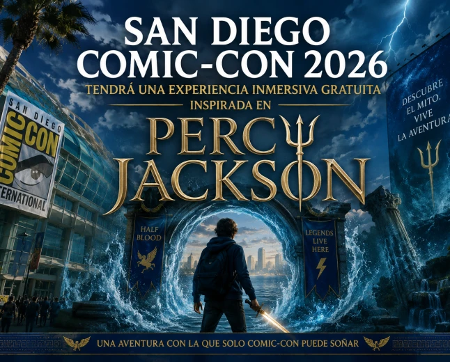 San Diego Comic-Con 2026 tendrá una experiencia inmersiva gratuita inspirada en Percy Jackson