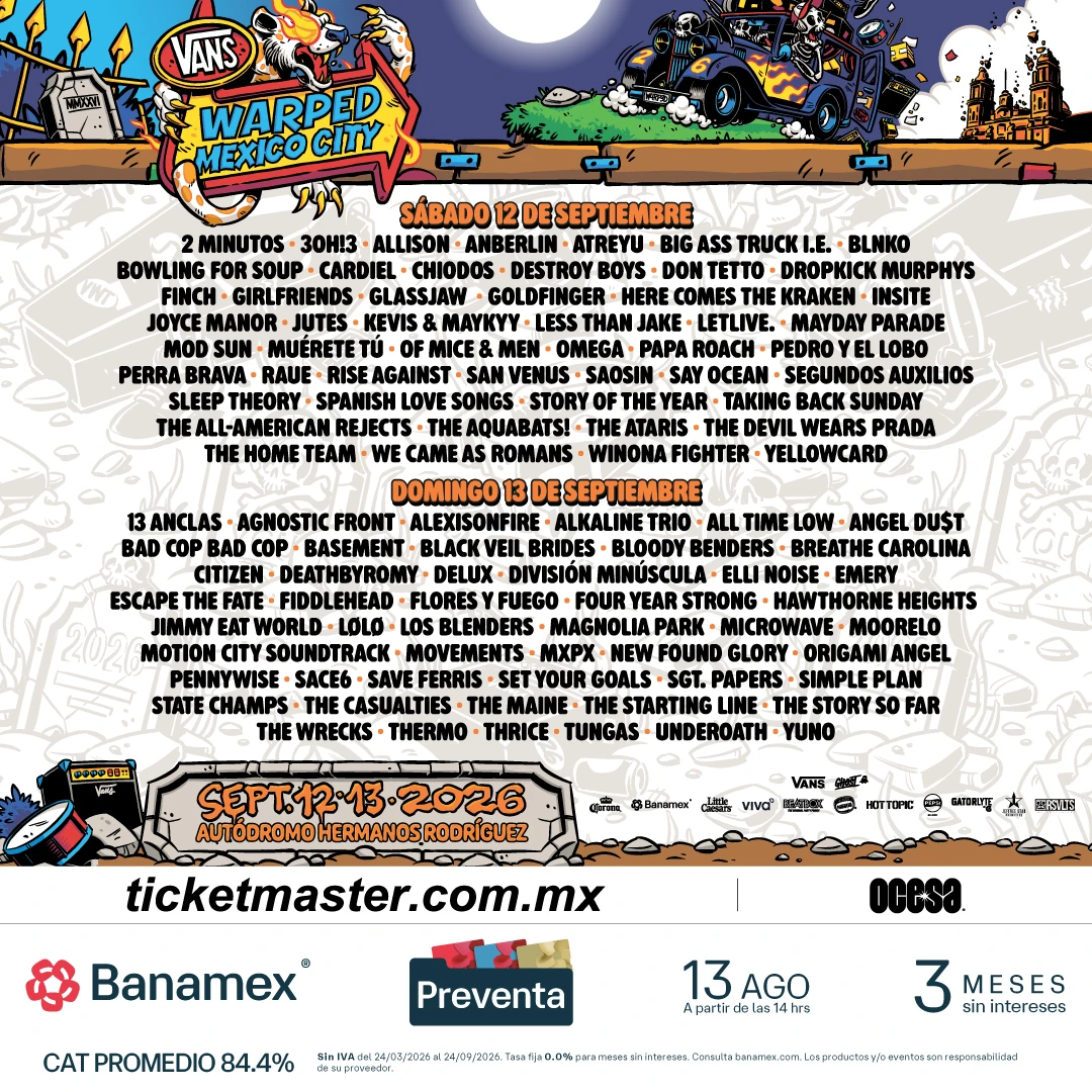 Vans Warped Tour romperá récord Guinness de la mayor cantidad de personas con fracturas en un solo lugar