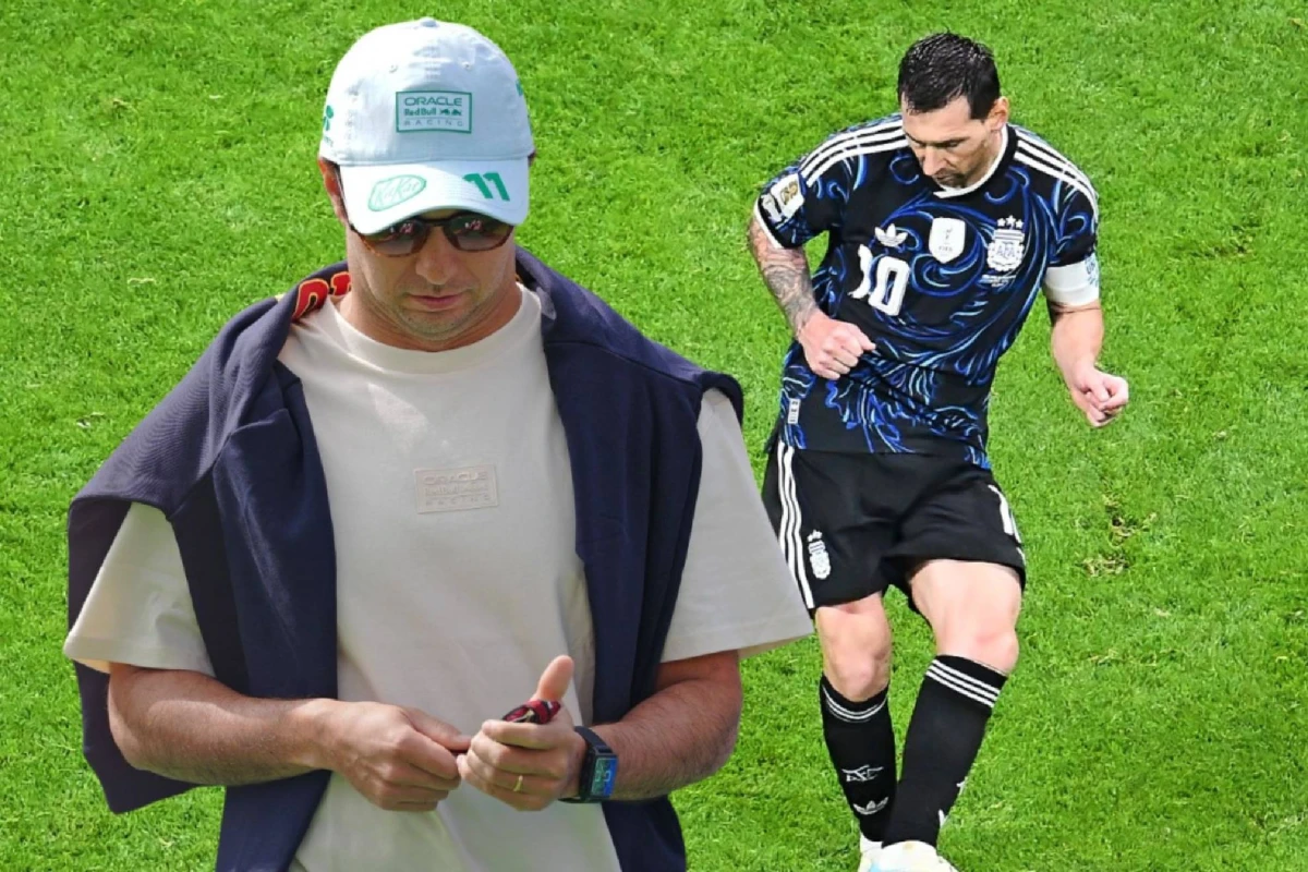 Checo Pérez da mensaje a Lionel Messi de cara a la final de la Copa del Mundo