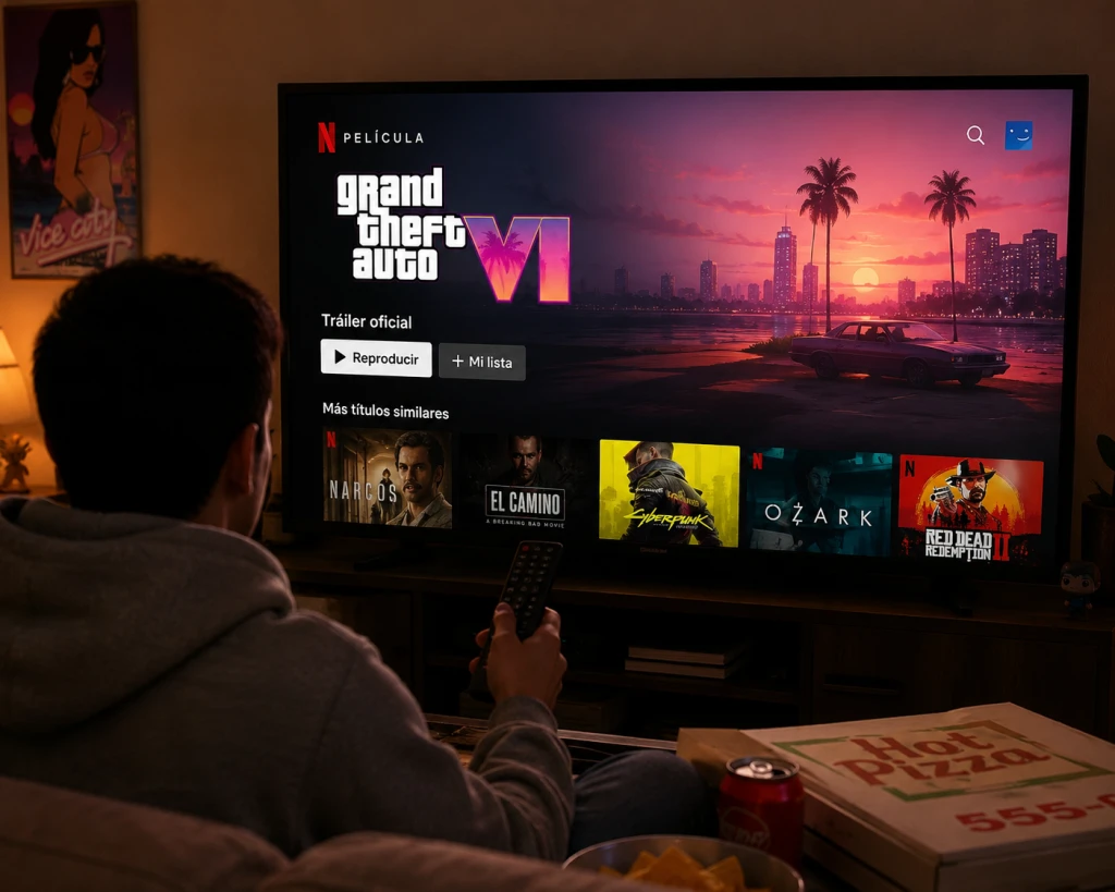 Avance de GTA VI provoca que Netflix olvide por unas horas que también tiene películas