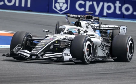 Checo Pérez empieza los Libres 1 con un triste decimonoveno puesto... Verstappen es el más rápido