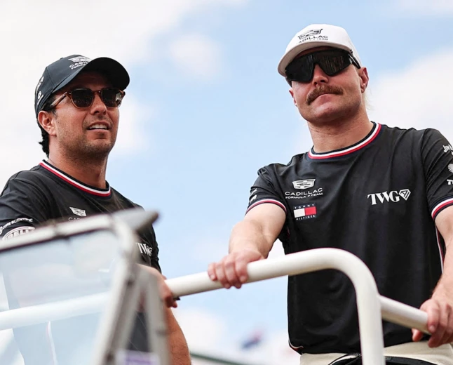 Checo Pérez también pierde el liderazgo con Bottas en Cadillac