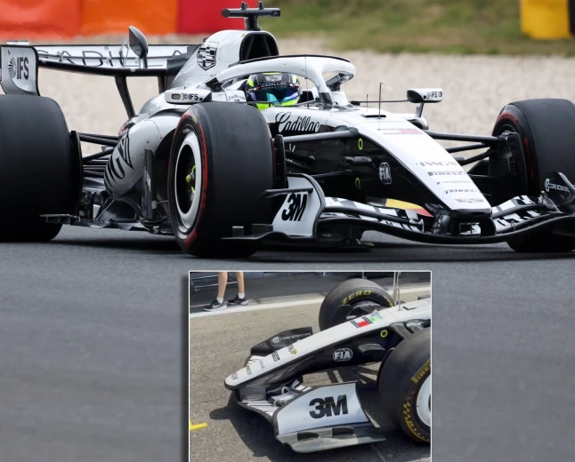 Resultados Práctica 2 GP Bélgica: Checo Pérez estrena alerón en Cadillac en una sesión caótica