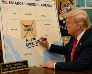 Trump se entera de que existe Nuevo México y ordena rebautizarlo como “New America”