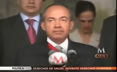 Felipe Calderón se dijo decepcionado de ver en tan mal estado a Natanael Cano