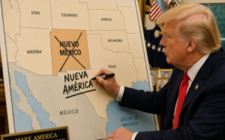 Trump se entera de que existe Nuevo México y ordena rebautizarlo como “New America”